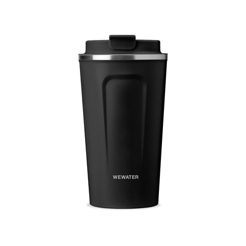 Black travel tumbler AROME 500 ml