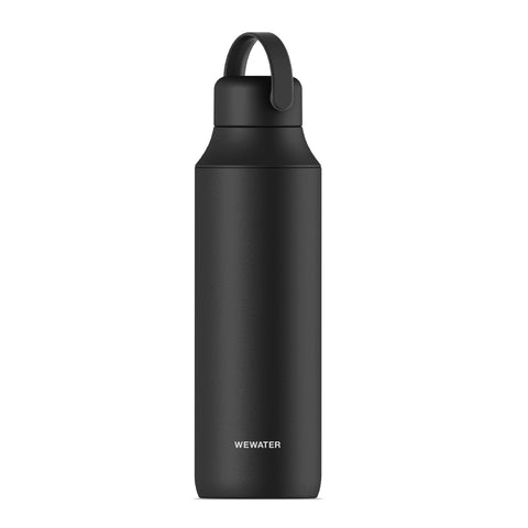 Midnight Black thermal bottle with infuser
